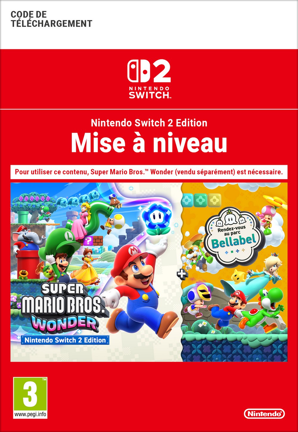 Actualización Super Mario Bros. Wonder - Nintendo Parque Bellabel