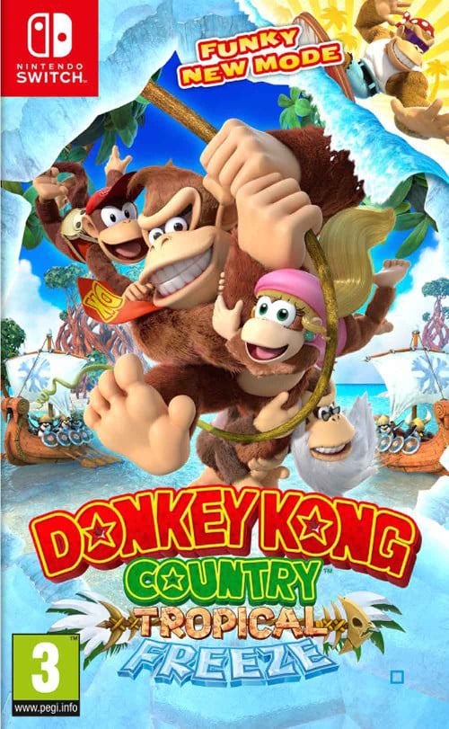 Nintendo Donkey Kong Country: Tropical Freeze (Switch, Tamaño: Variado, Color: No especificado, Capacidad: No indicada)
