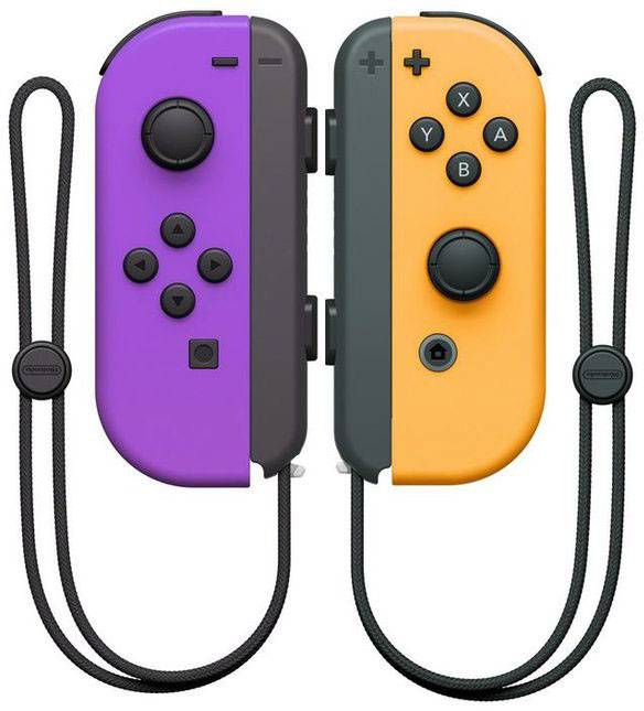 Nintendo Joy-Con Controller Set - Neon Purple & Neon Orange for Nintendo Switch