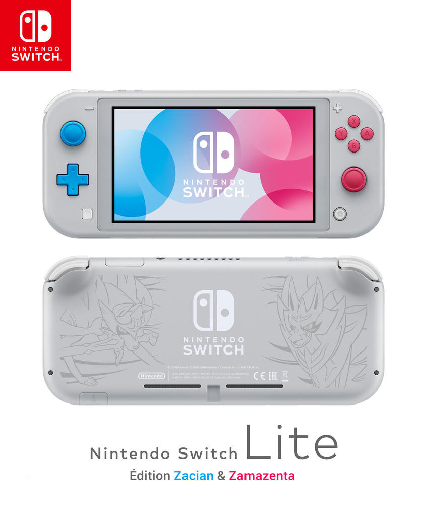 Nintendo Switch Lite Edition Zacian & Zamazenta Console