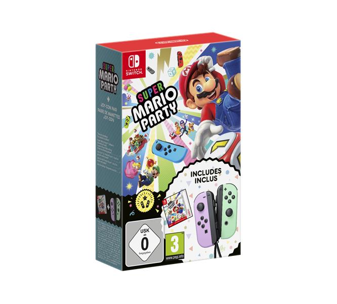 Super Mario Party Joy-Con Controller Pack (Pastel Violet & Green)