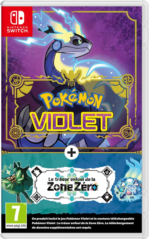 Pokémon Violet + Expansion Pass (Game + ' Buried Treasure of Zero Zone' DLC)