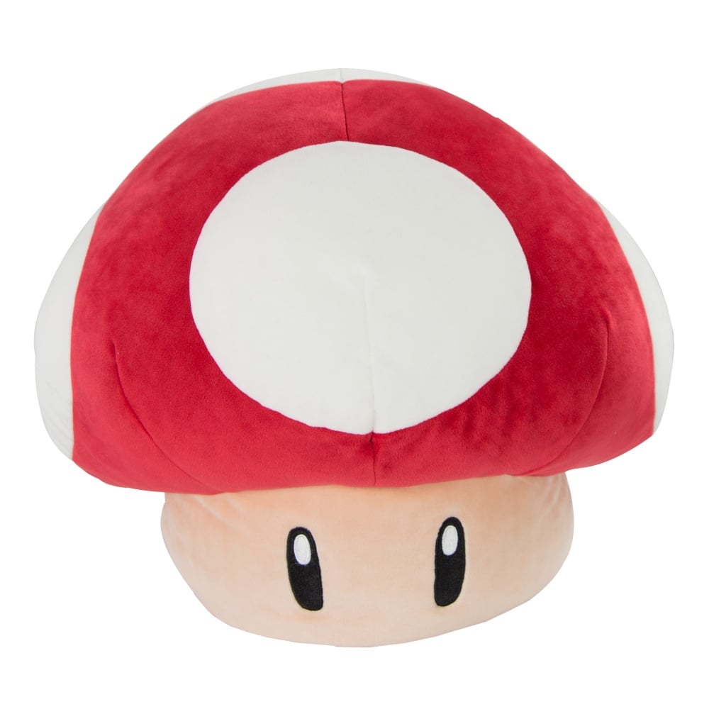 Tomy Mario Kart Plush - Mochi Mochi Mushroom - 40 cm