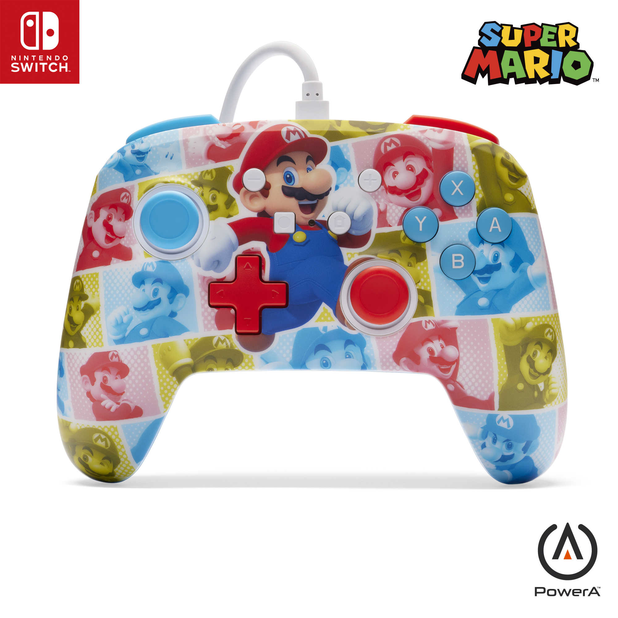 Power A Wired Controller - Enhanced Switch Controller Super Mario