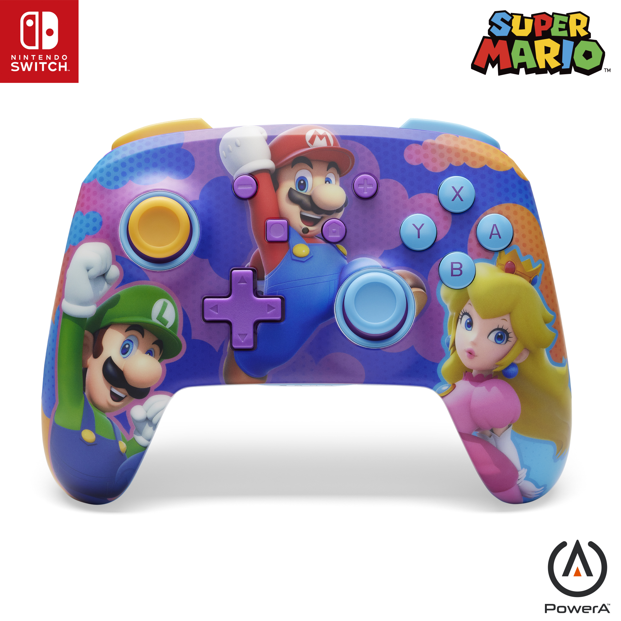 Power A Enhanced Wireless Controller for Nintendo Switch - Super Mario