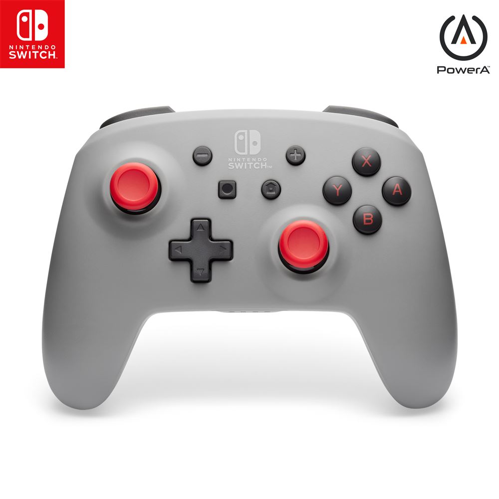 Controlador inalámbrico Power A - Juegos retro - Gris