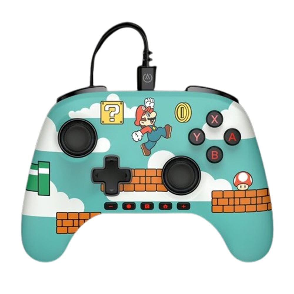 Manette filaire Mario Time PowerA pour Nintendo Switch 2