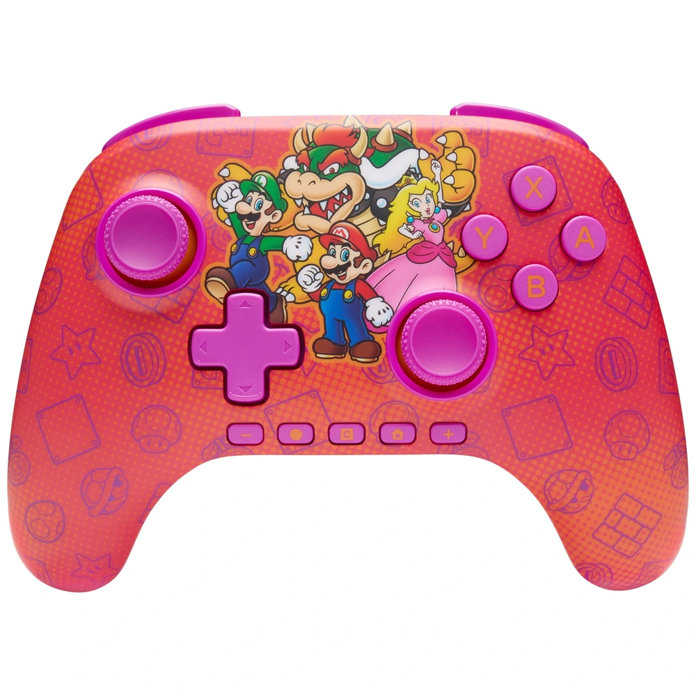 Manette sans fil PowerA pour Nintendo Switch - Avantage - Mario et ses amis