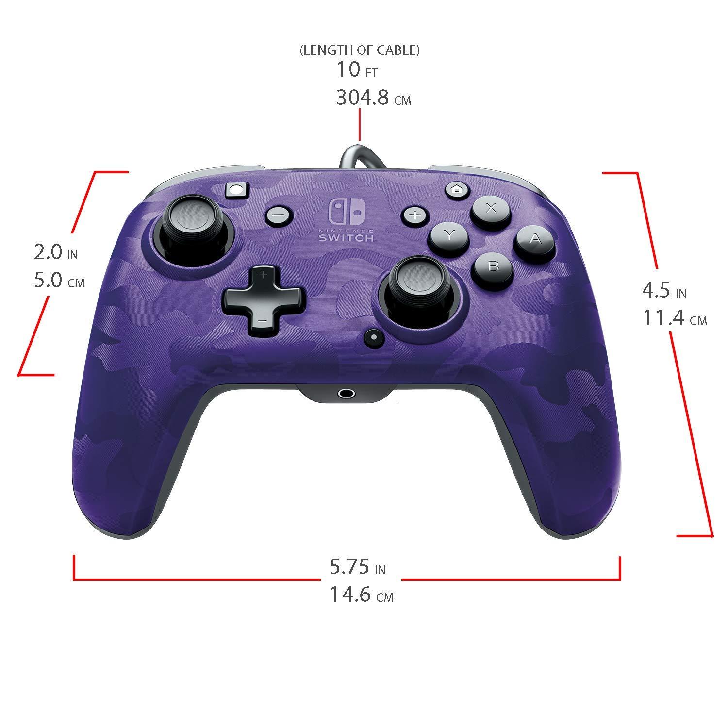 Controlador PDP Camo Violeta con Cable para Nintendo Switch