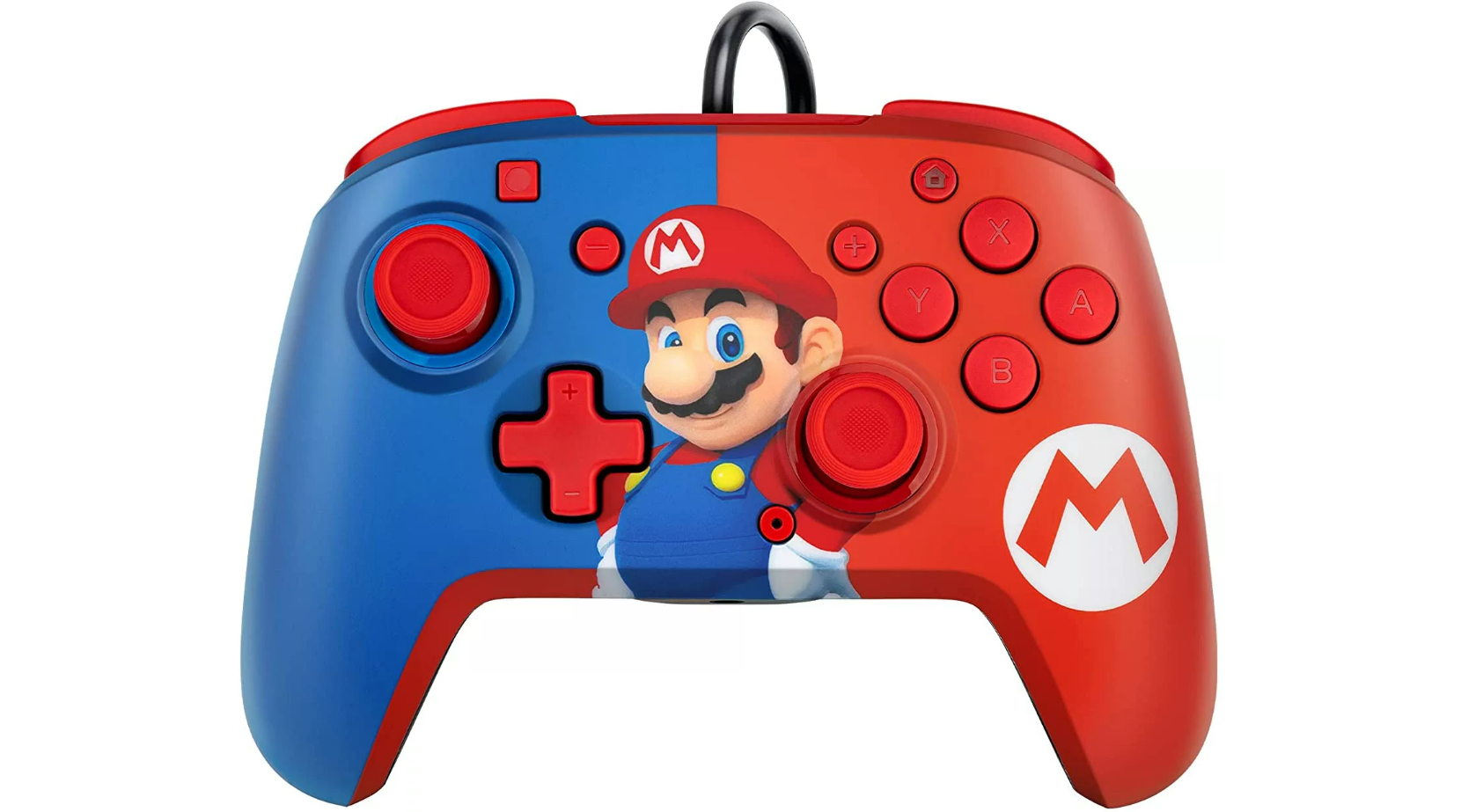 PDP Mario Wired Controller with Audio Jack and Programmable Paddles