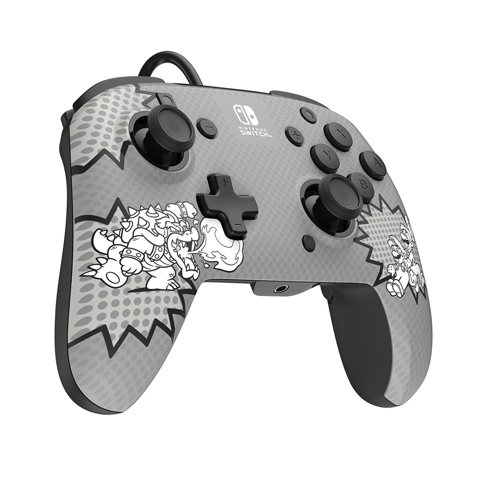 Manette filaire PDP Comic Attack REMATCH pour Nintendo Switch et Nintendo Switch OLED