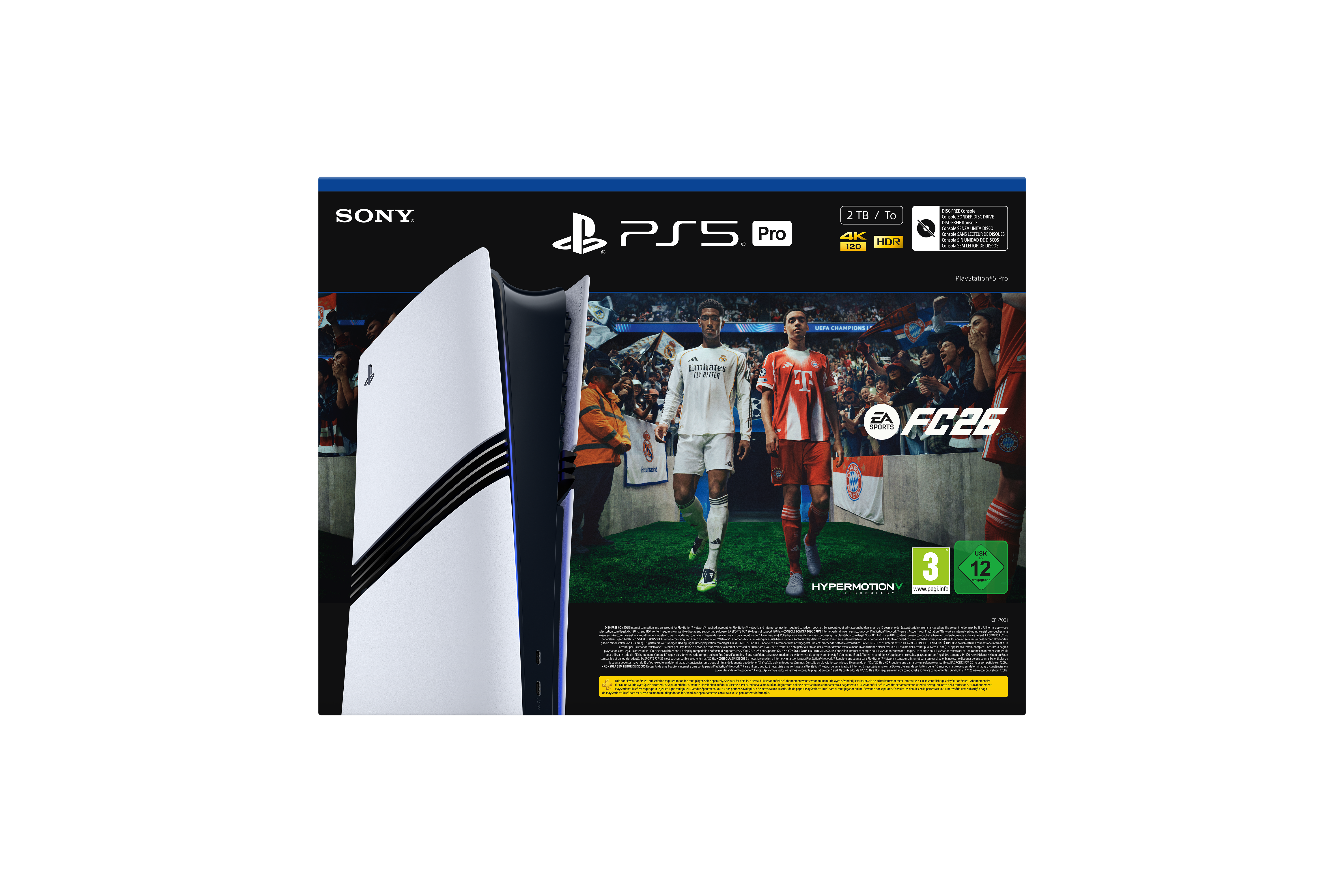 Sony PS5 Pro Console + EA SPORTS FC 26 - 2TB