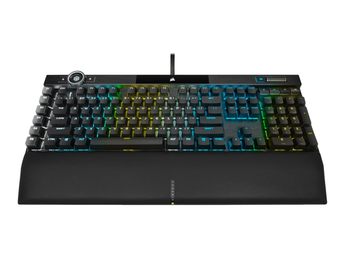 Clavier de jeu mécanique optique Corsair K100 RGB avec touches OPX - Noir