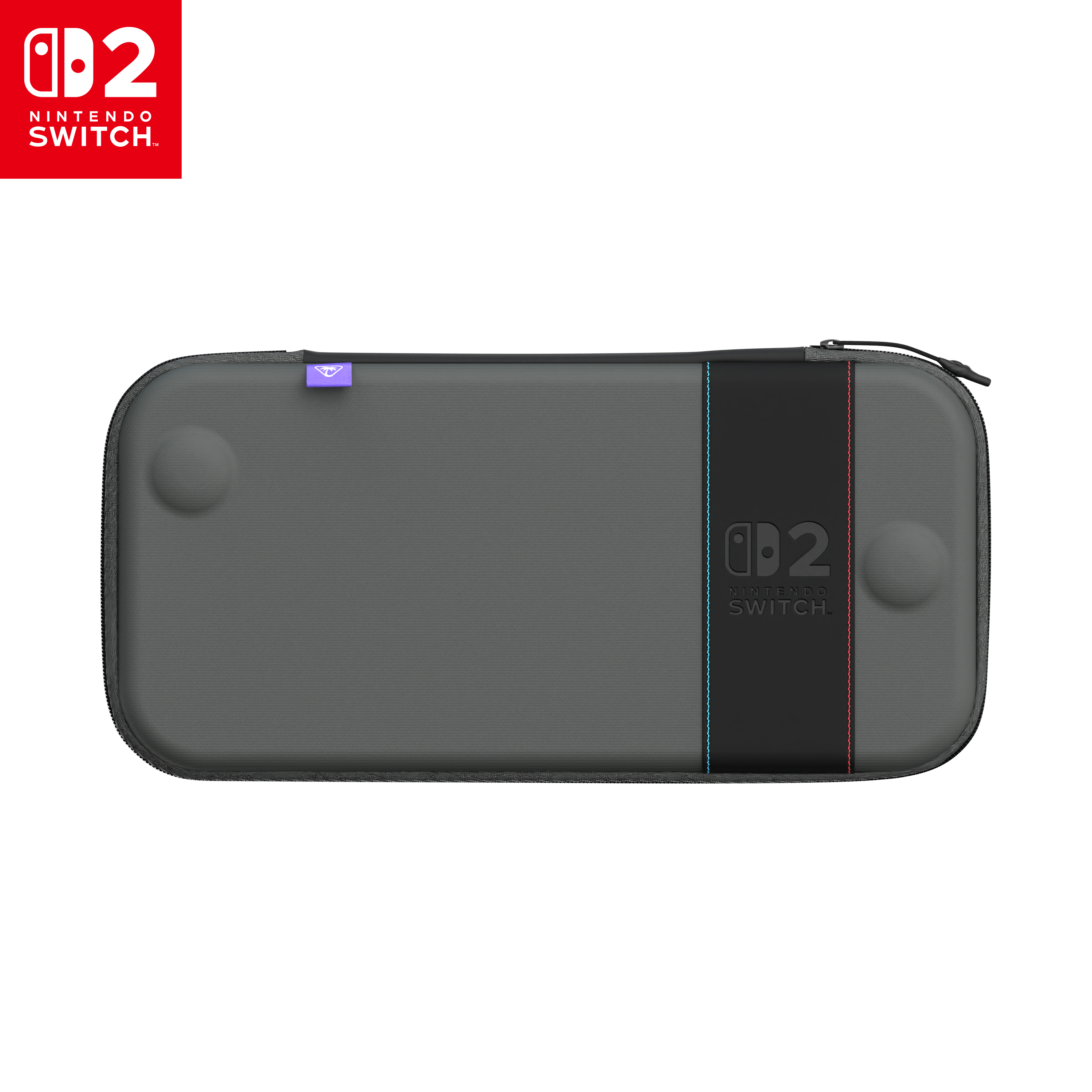 Estuche delgado Turtle Beach PlayTrek - Nintendo Switch 2 - Negro Carbón
