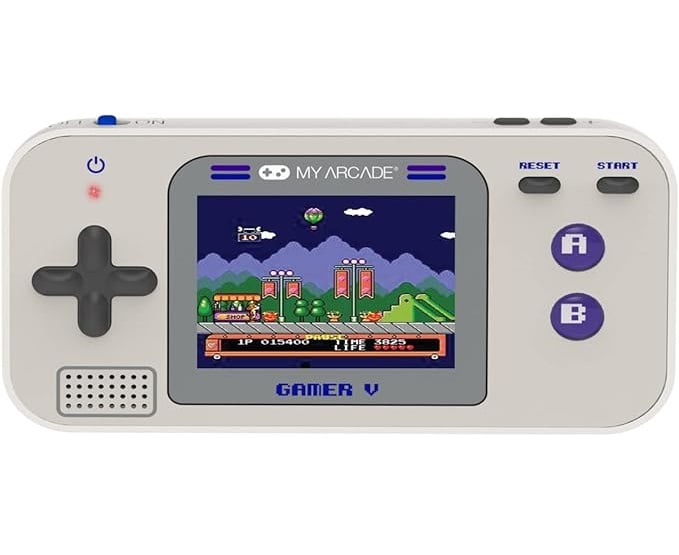 My Arcade Gamer V Classic Portable Gaming Console - Grey/Purple