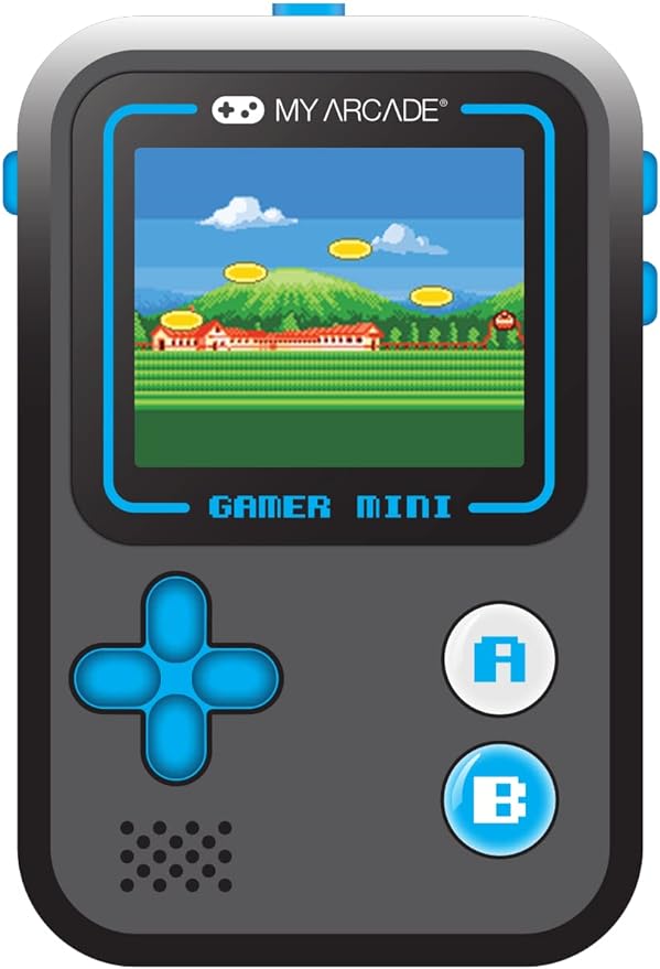 My Arcade Classic Mini Gaming Pocket Console - Blue/Black
