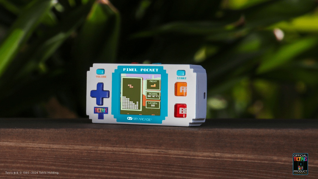 My Arcade Pixel Pocket Tetris Mini Portátil