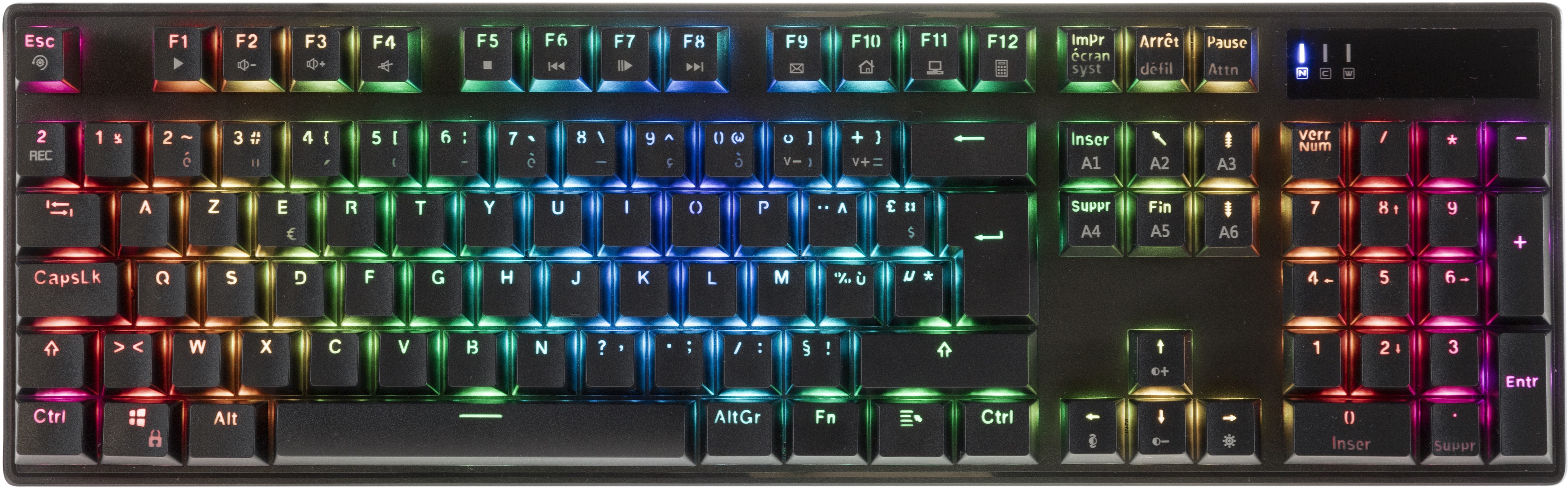 Onlan Extended RGB Mechanical Keyboard CA-240 - Black