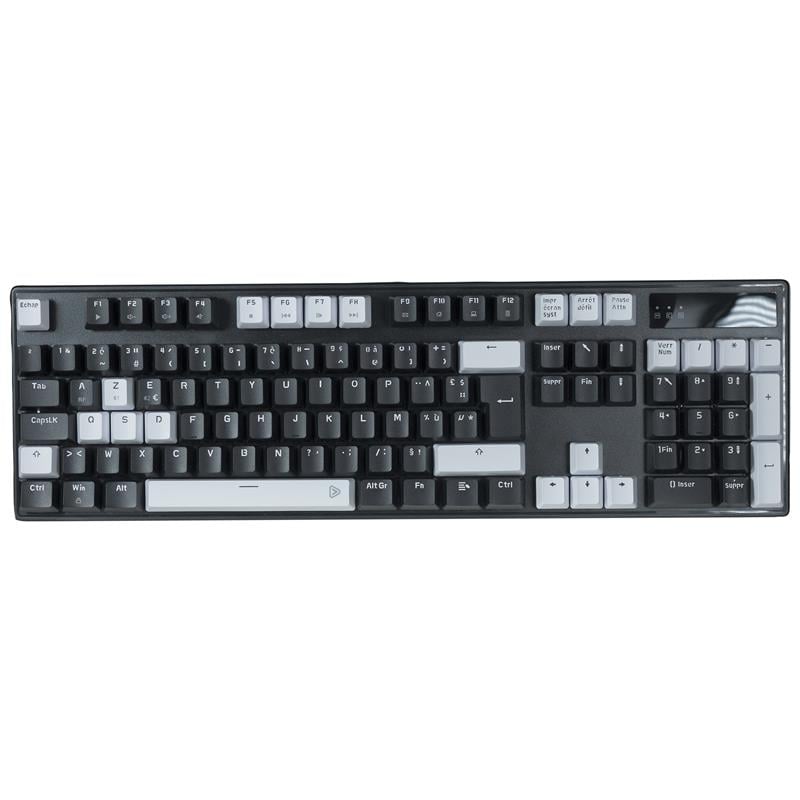Onlan Wireless Mechanical Keyboard CA-340 - Yin B - Black and White