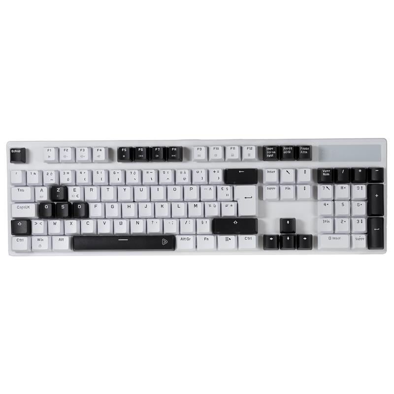 Onlan Wireless Mechanical Keyboard CA-350-Yang W - White and Black