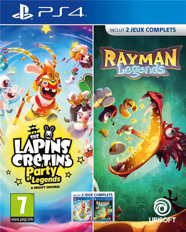 Ubisoft Lapins Crétins Party of Legends + Rayman Legends - Standard Edition