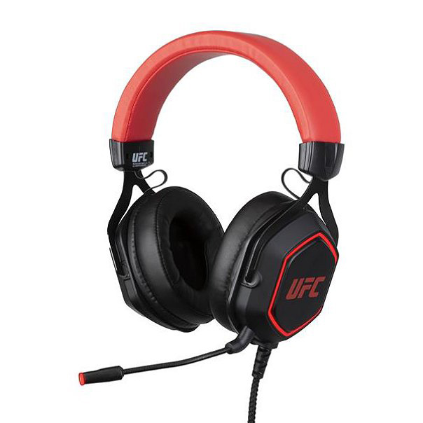 Konix Gaming Headset - UFC - Black and Red