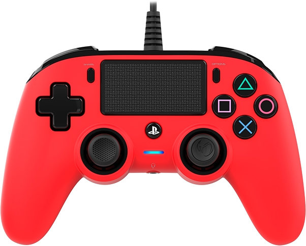 Nacon Wired Controller, Red for PlayStation 4