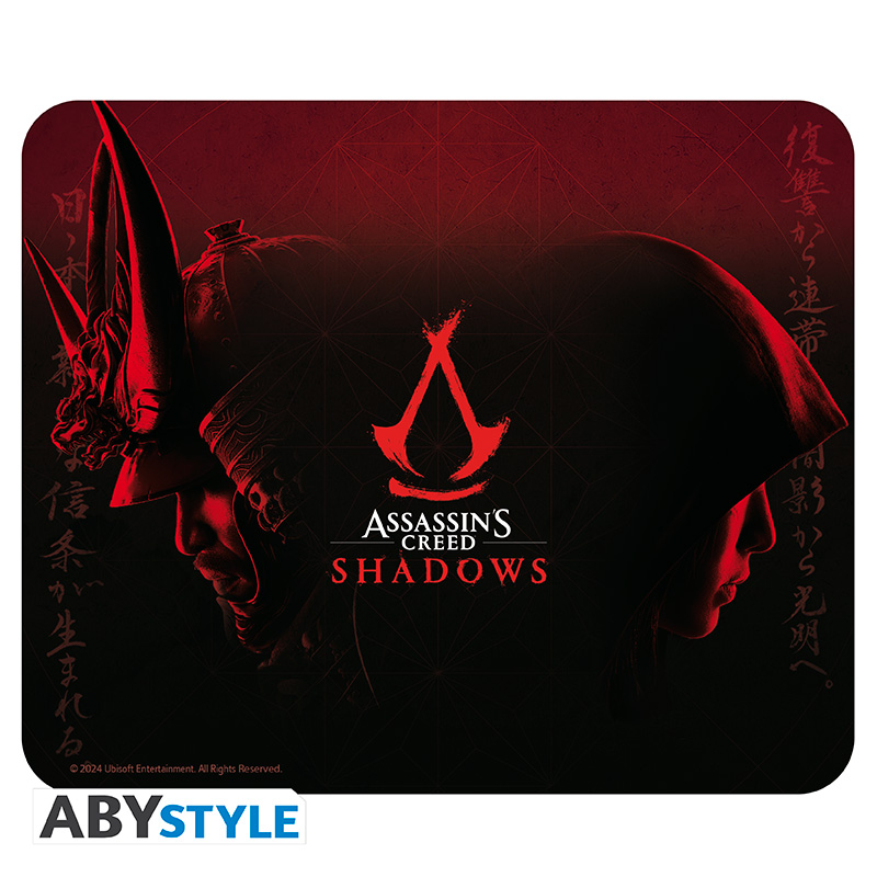 Assassin's Creed Soft Mouse Pad - Shadows Yasuke & Naoe