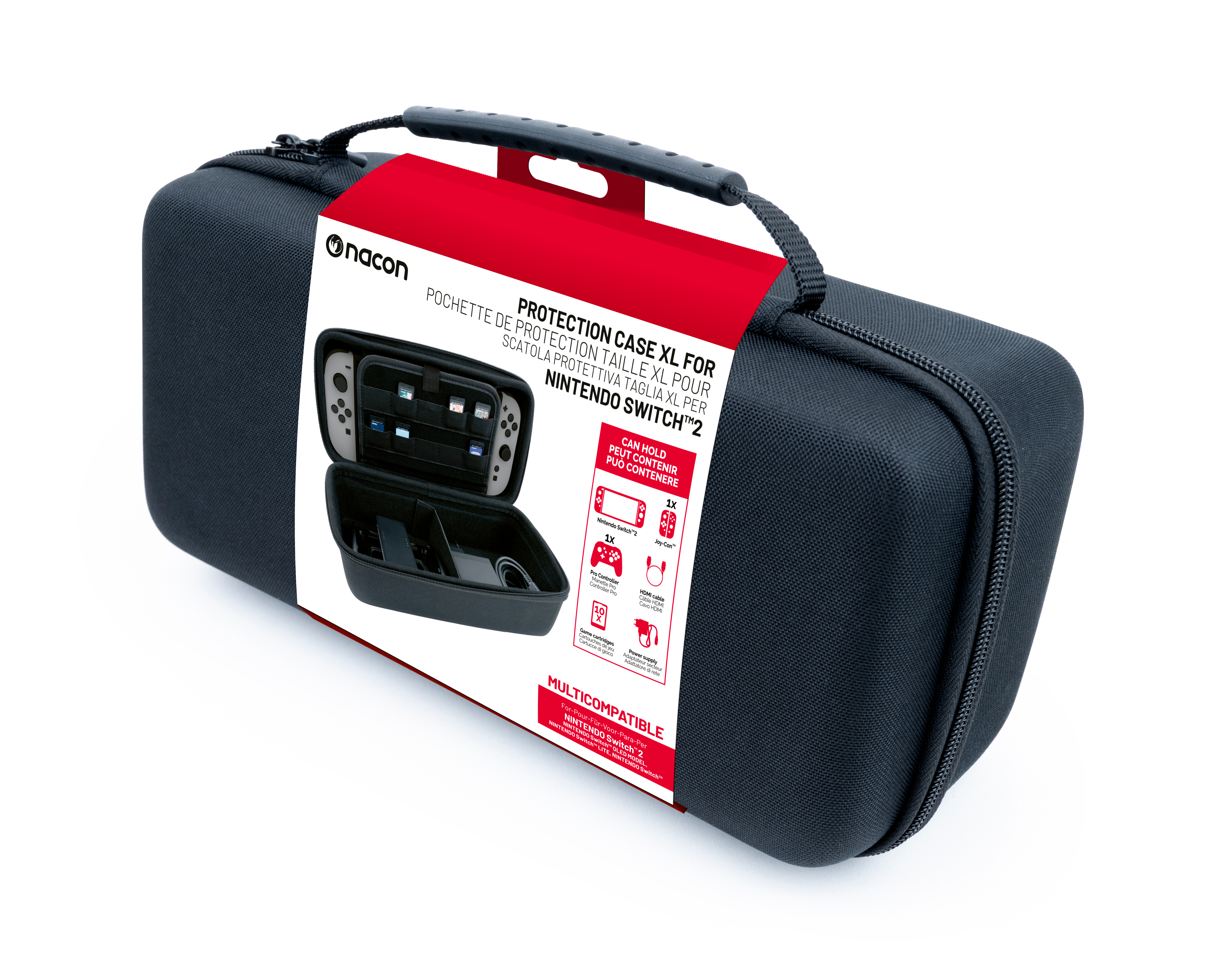 Nacon Nintendo Switch 2 XL Carrying Case - Black