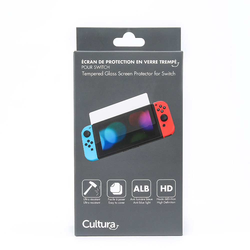 Cultura Tempered Glass Screen Protector for Switch