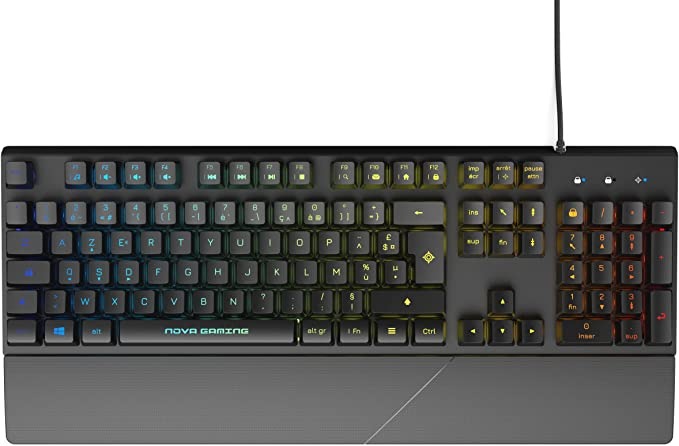 Nova Gaming Auriga Wired RGB Gaming Keyboard