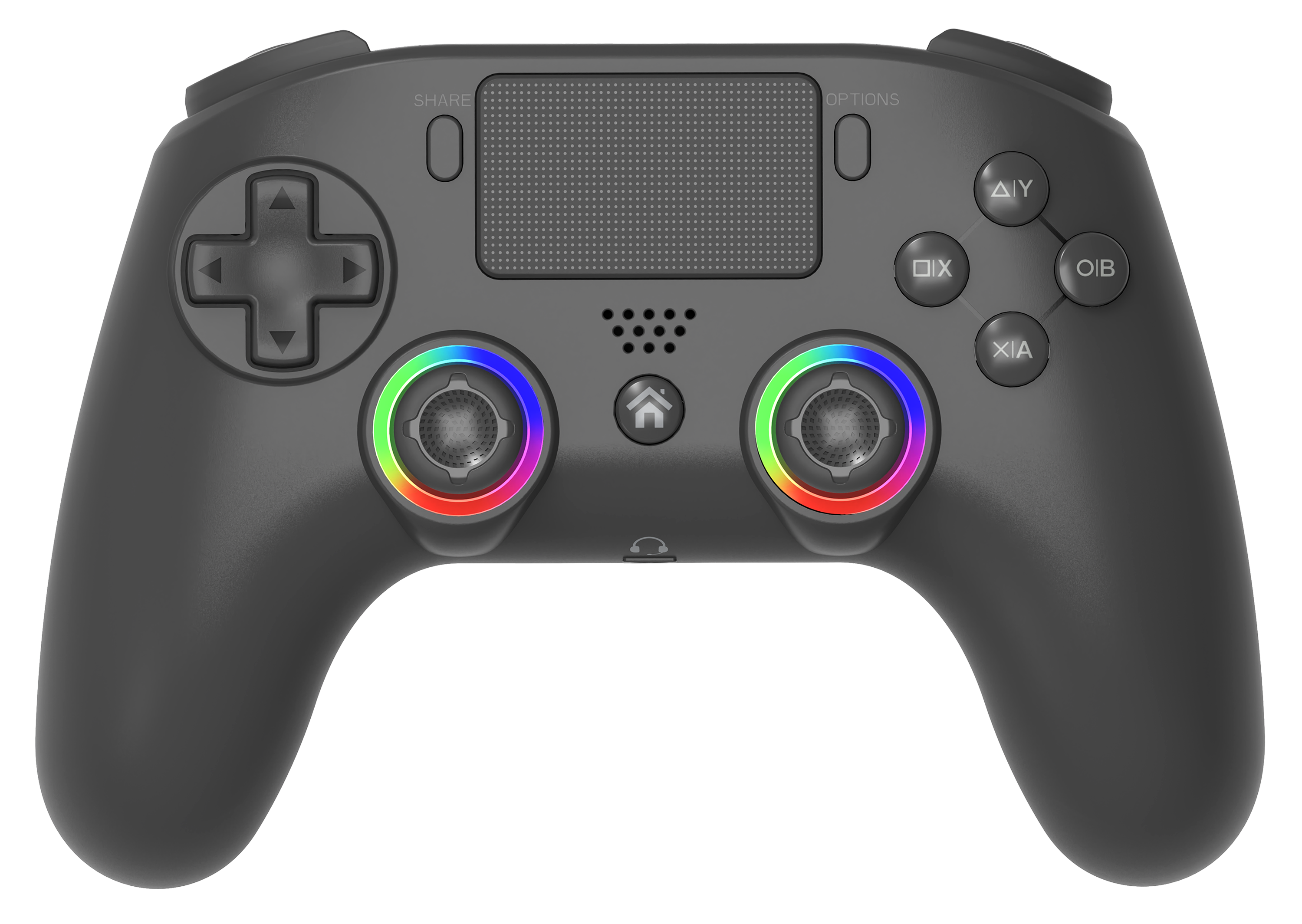 Subsonic Wireless Controller - RGB LED - PlayStation 4 - Black