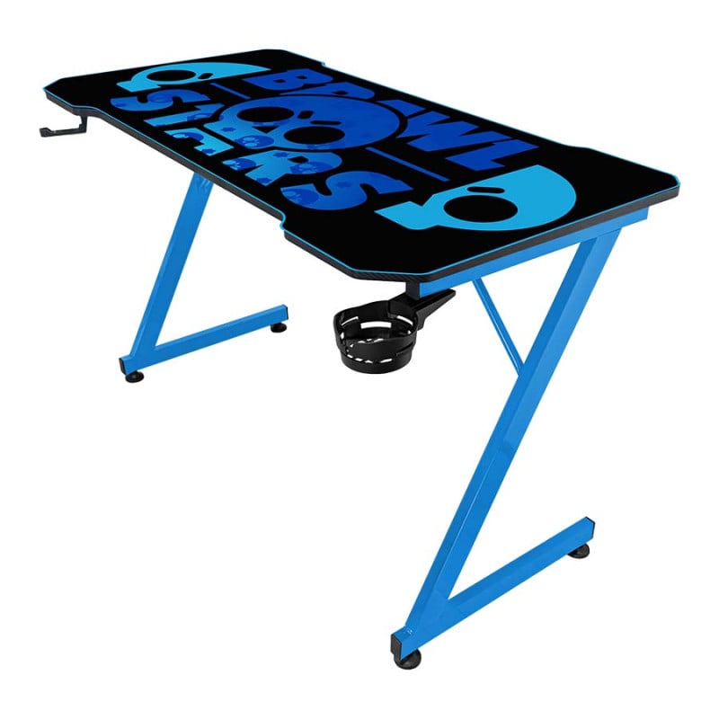 Bureau de jeu Subsonic en fibre de carbone avec tapis de souris XXL Brawl Stars pour PC - Plateau Noir - Subsonic