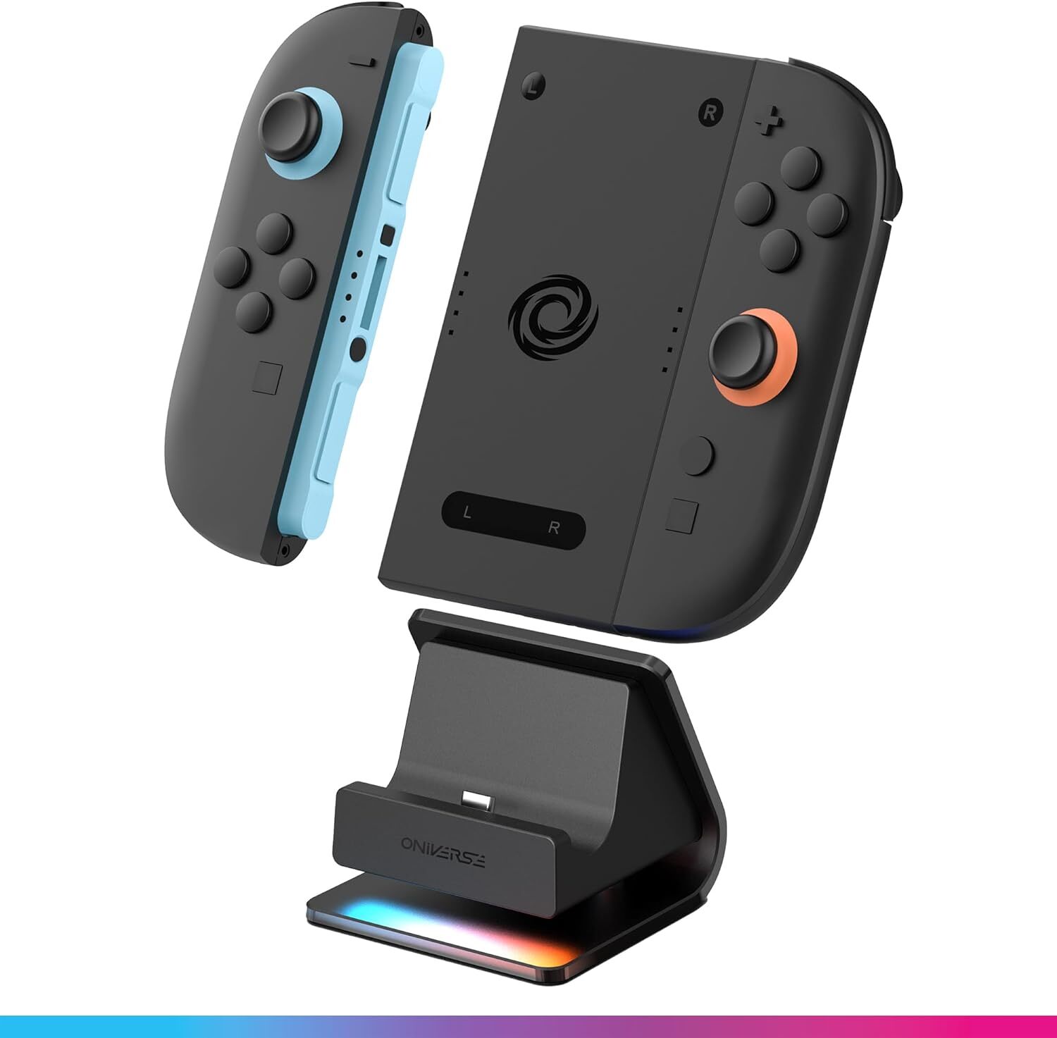 Oniverse Fusion Dock for Nintendo Switch 2 - 2 Ports - USB-C/USB-A - LED Lights