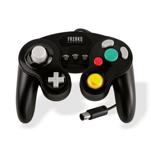 Freaks and Geeks Wii/GameCube Controller with Turbo Function - Black