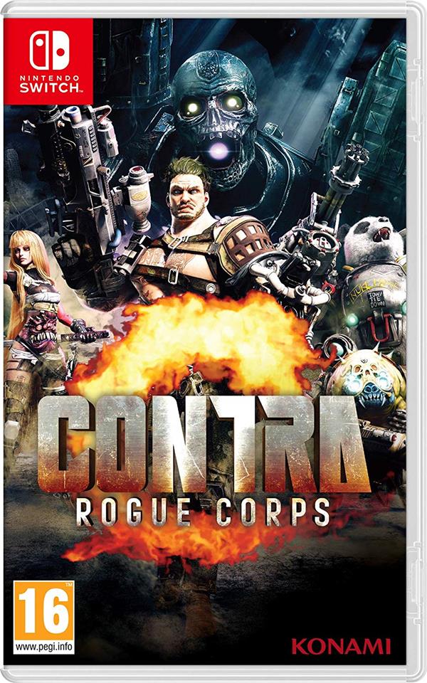 Contra Rogue Corps de Konami (Capacidad: 128 GB, Color: Negro)