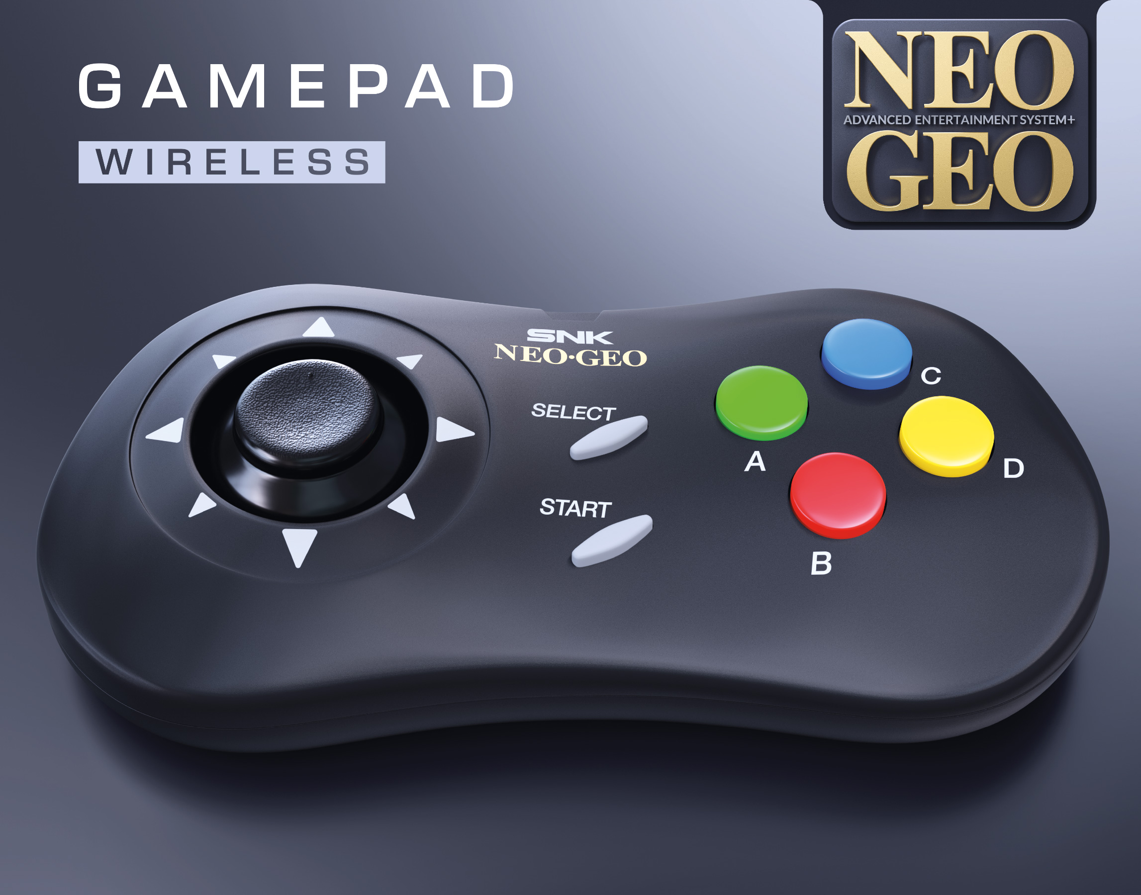 NeoGeo AES+ Gamepad - Black
