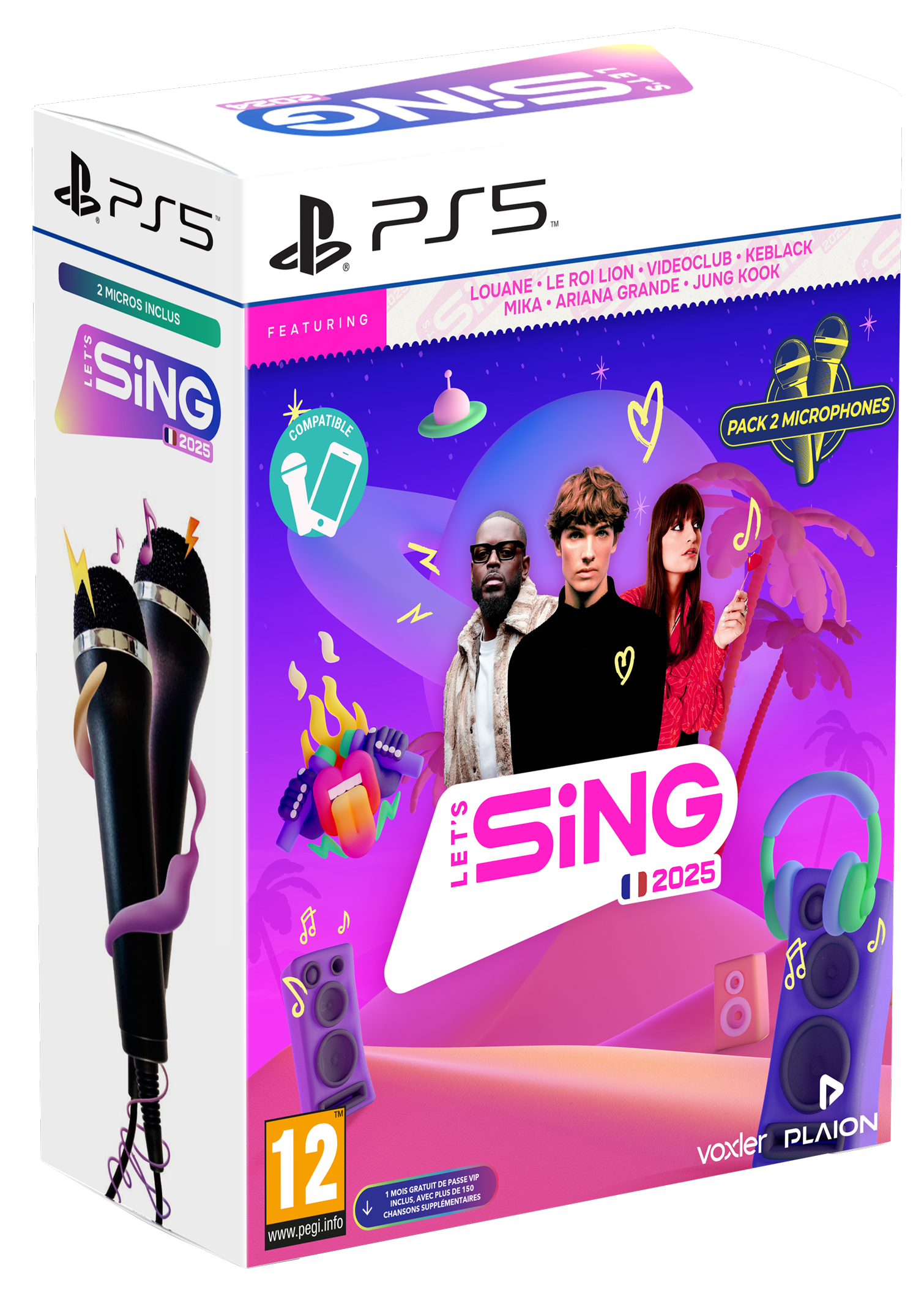 Plaion Let's Sing 2025 + 2 Microphones