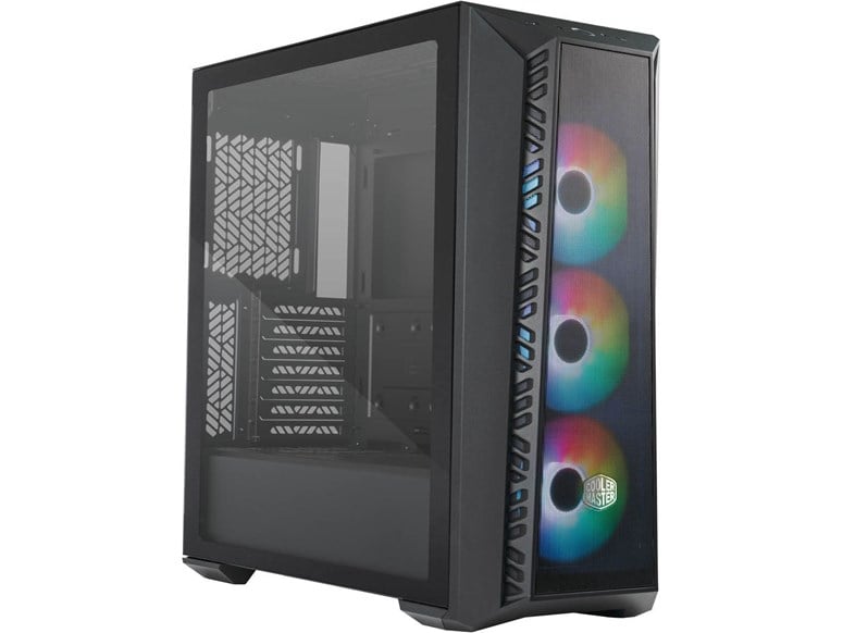 Cooler Master MasterBox 520 Mesh ARGB Case - Steel - Black