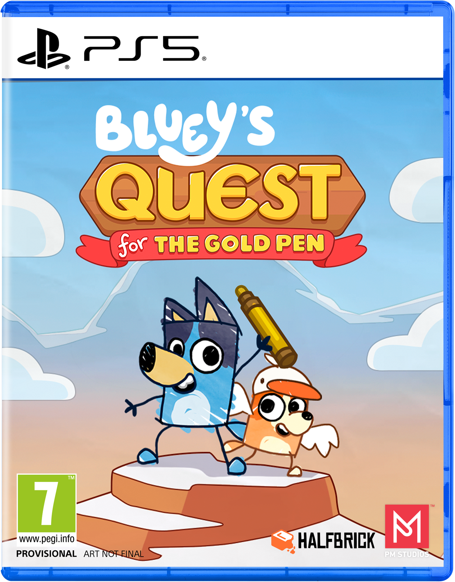 Bluey's Gold Pen Quest