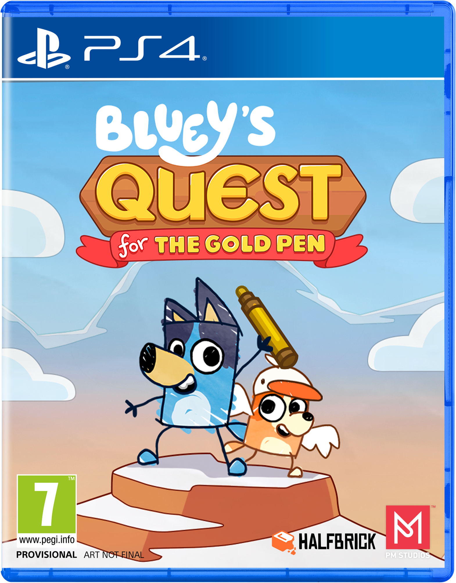 Bluey's Gold Pen Quest