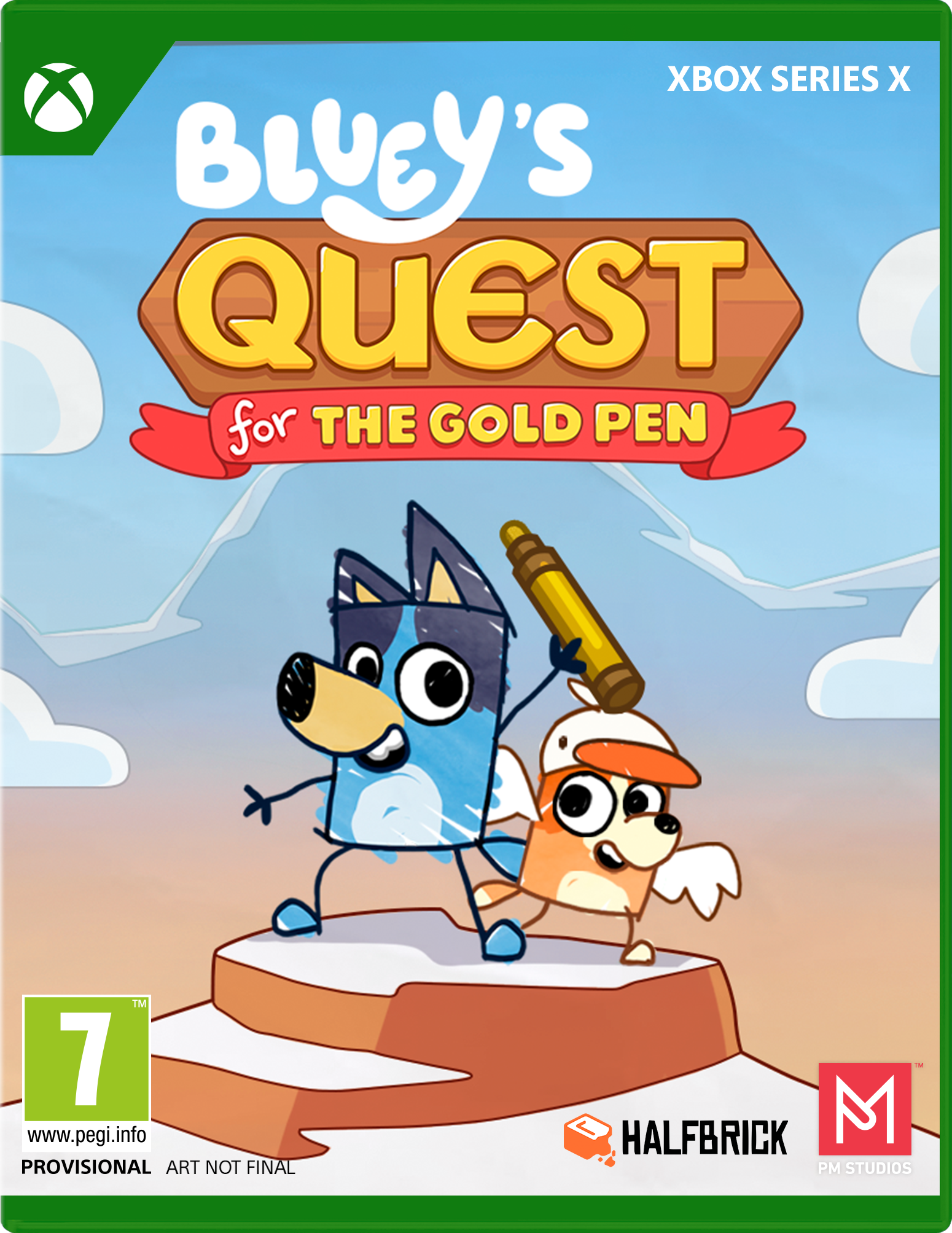 Bluey's Gold Pen Quest