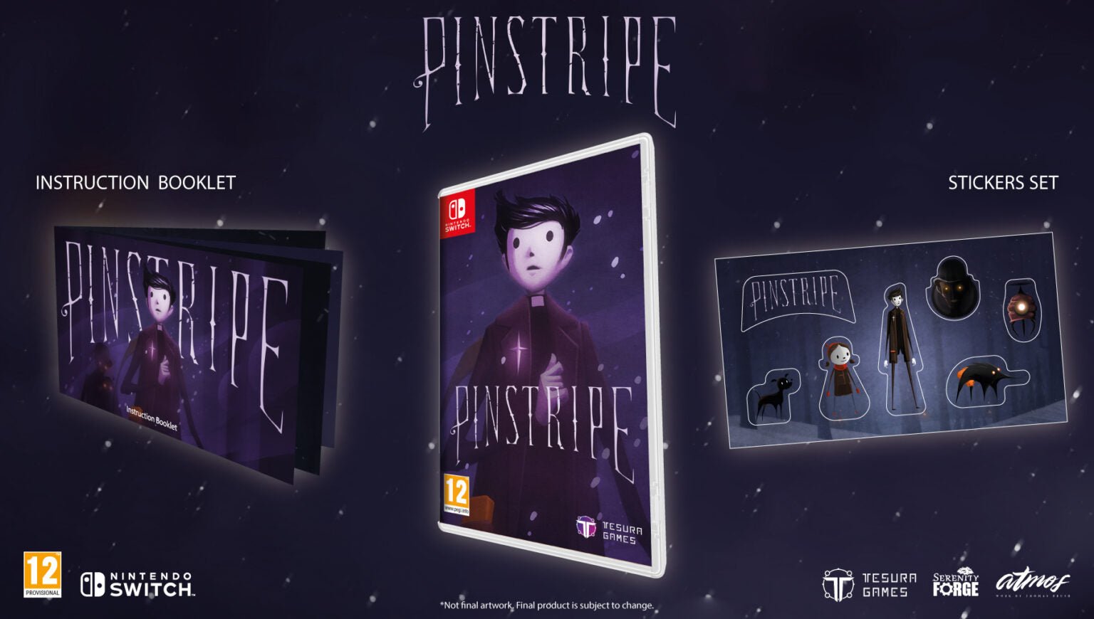 Nintendo Switch Tesura a rayas finas