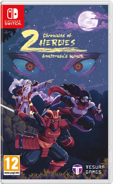 Crónicas de Tesura: La Ira de Amaterasu - Edición de 2 Héroes (Tamaño: Medio, Color: Negro, Capacidad: N/A)