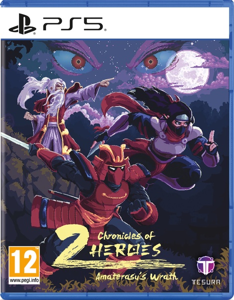 Crónicas de Tesura: La Ira de Amaterasu - 2 Héroes (Tamaño: Medio, Color: Azul, Capacidad: 1 Jugador)