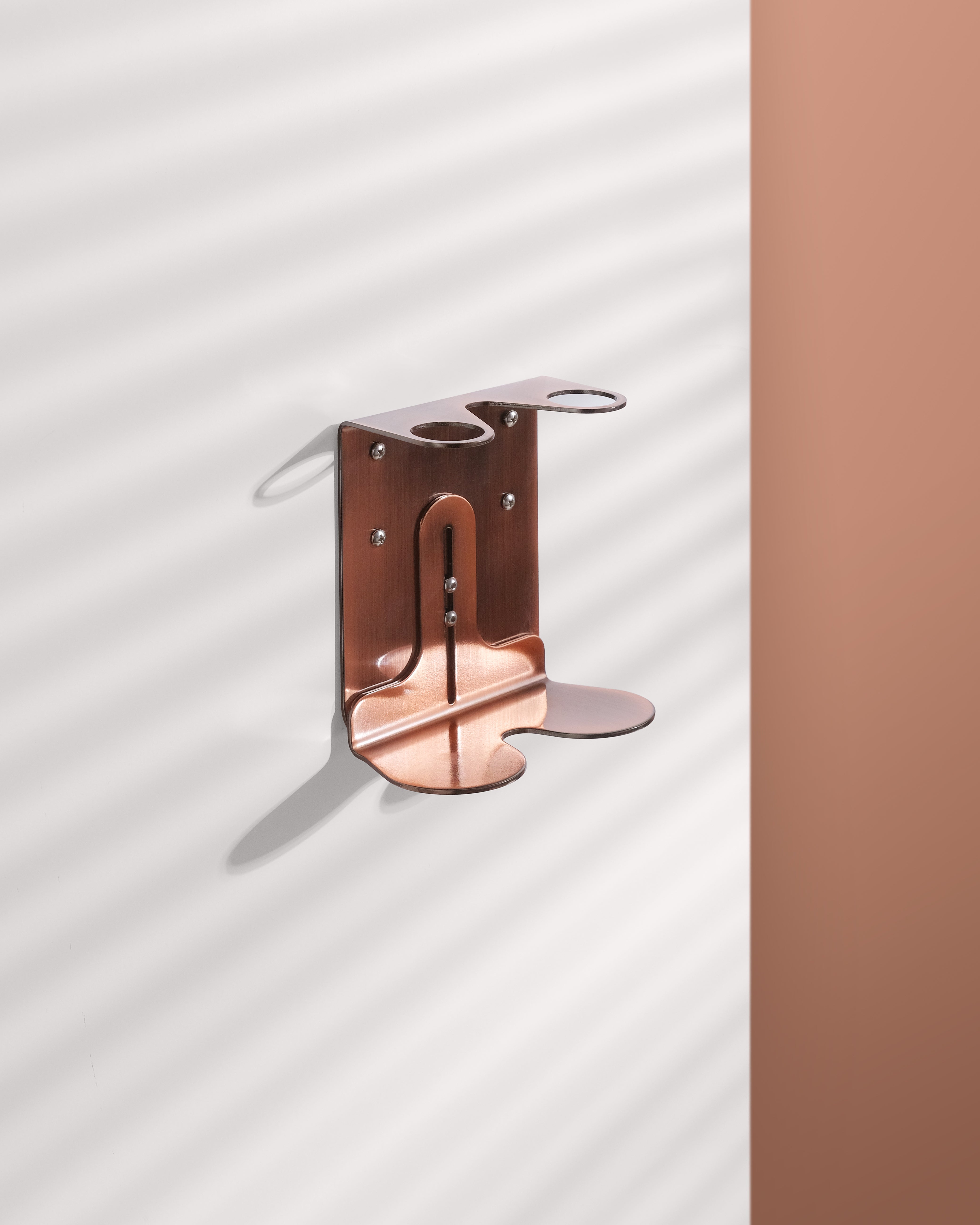 Porte savon mural en double cuivre Kuishi