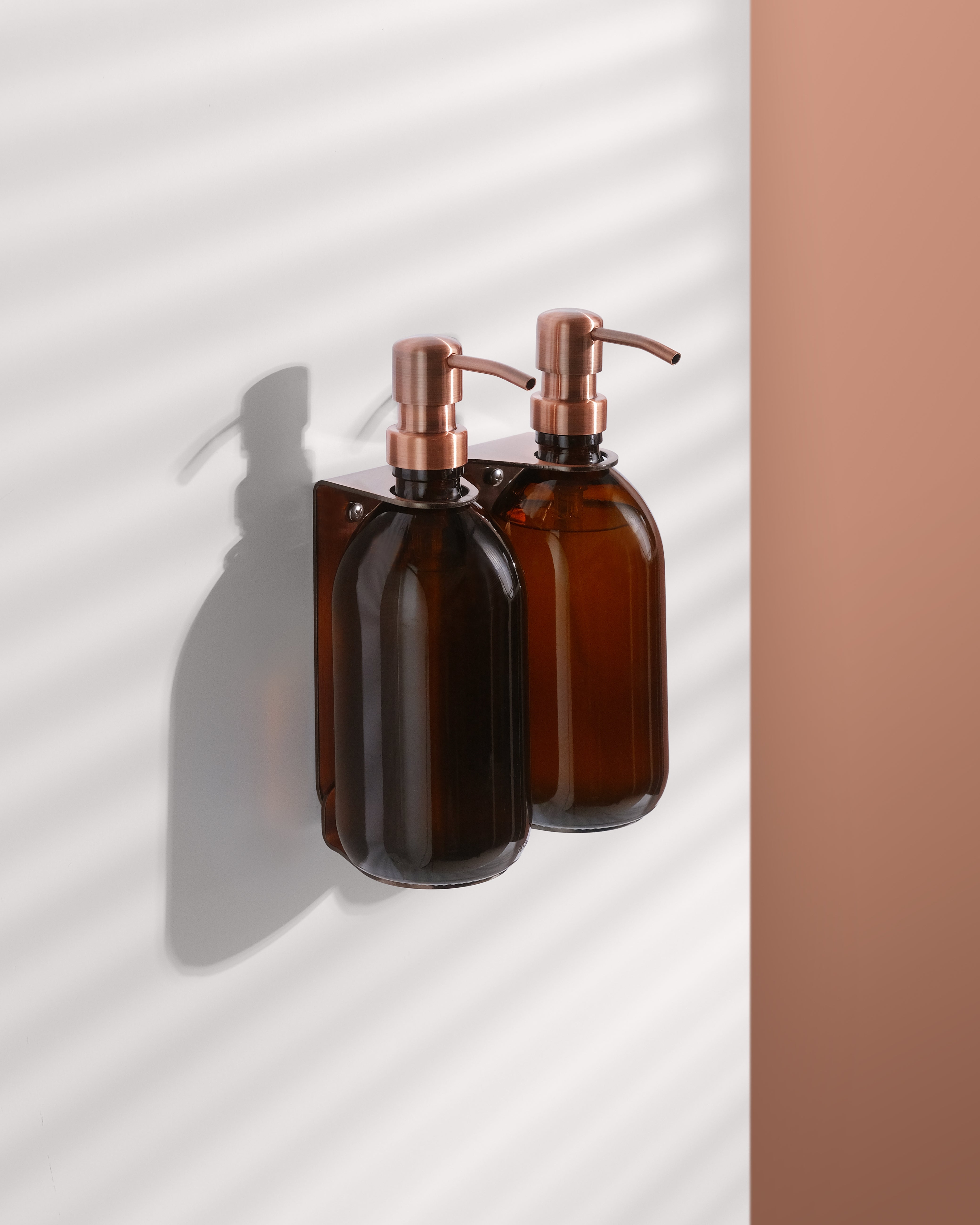 Porte savon mural en double cuivre Kuishi