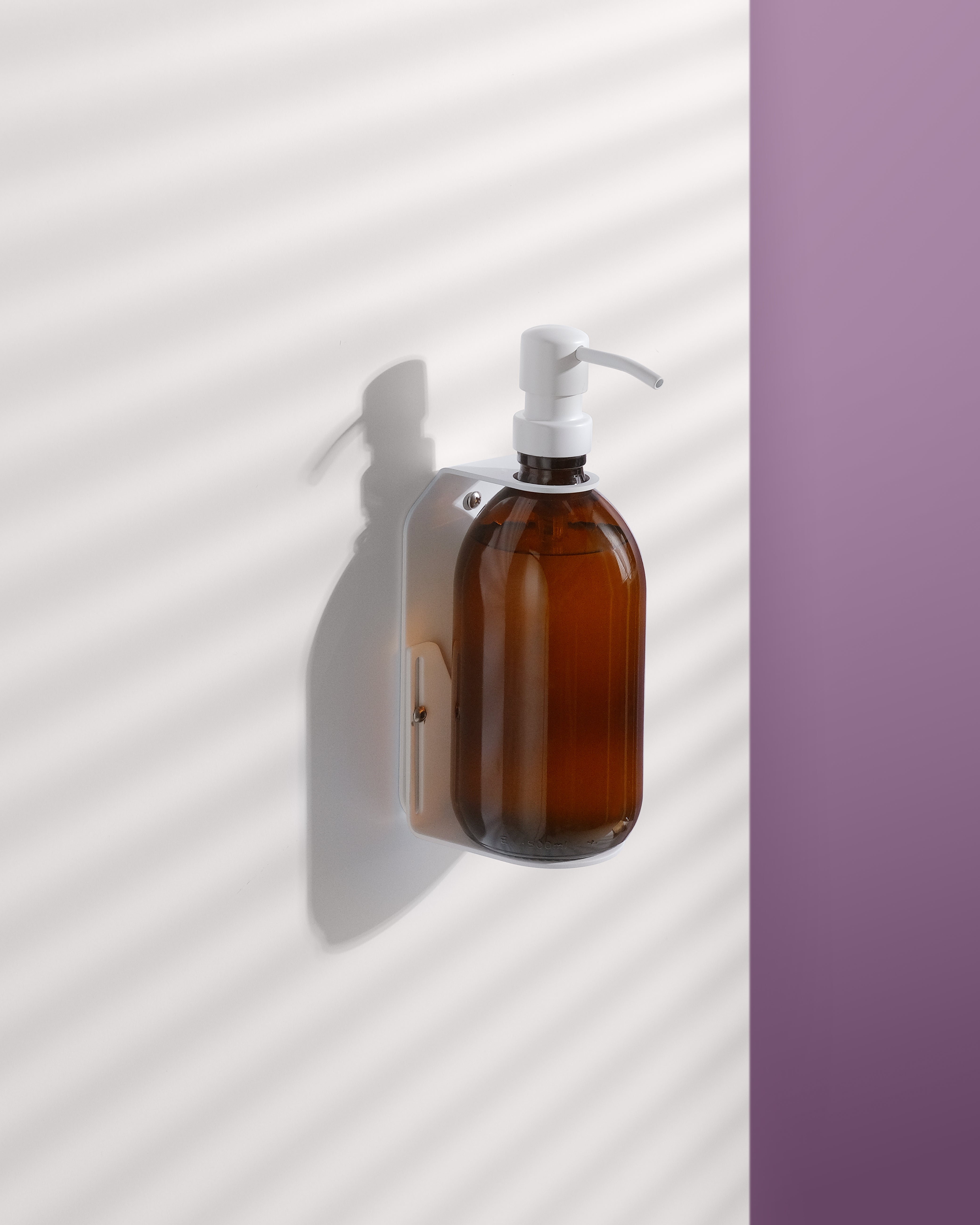 Dispensador de jabón de pared Kuishi - Blanco (Individual)