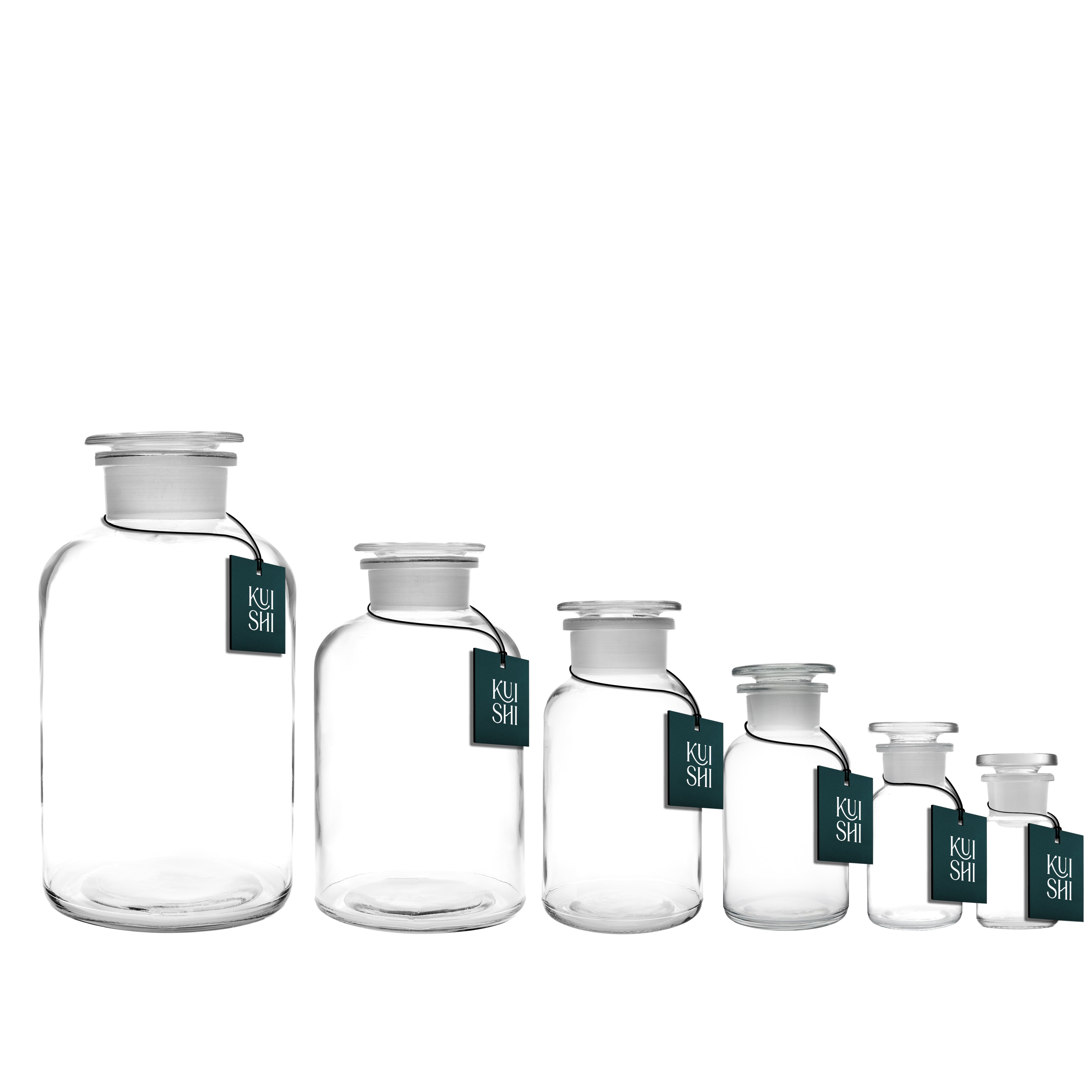 Bocaux en verre transparent Kuishi