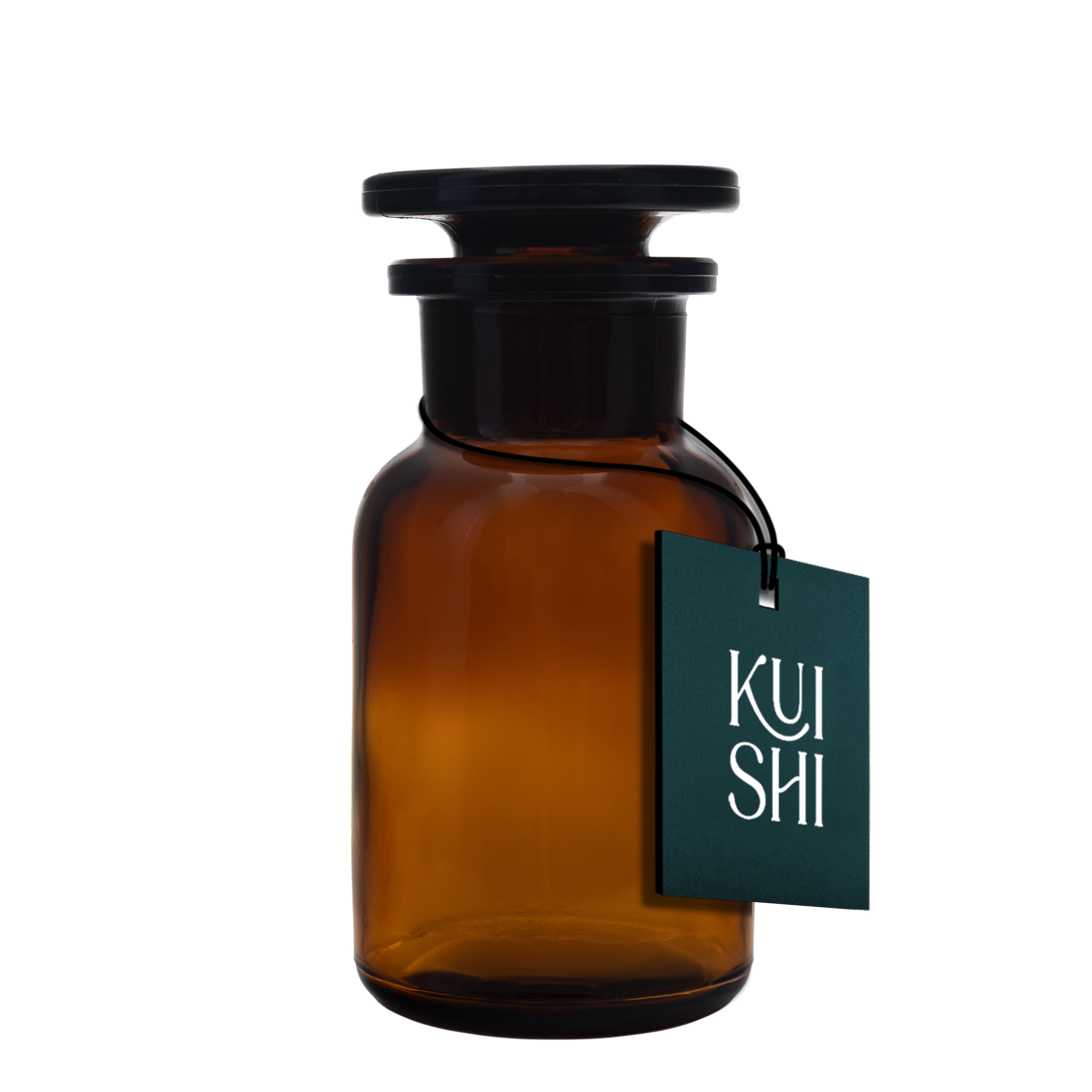 Kuishi Amber Glass Apothecary Jars
